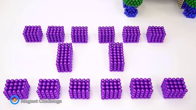 Challenge To Build A Dog House Outdoor Staircase From Magnetic Balls| ASMR Videos смотреть онлайн