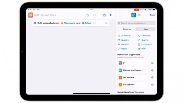 Split Screen Shortcuts