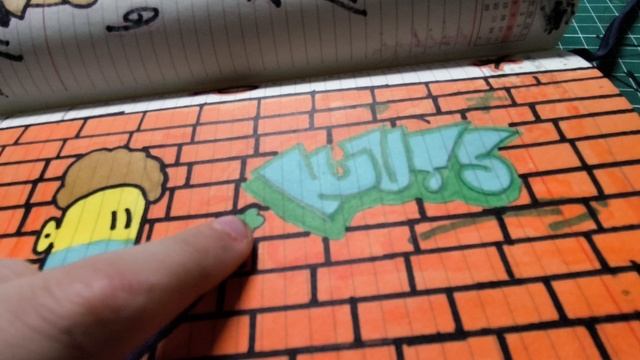 обзор на граффити персонажа