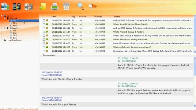 How to transfer iPhone 4S SMS to Android phone смотреть онлайн