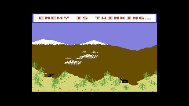 Commodore 64 -=Artillery Duel Deluxe=- смотреть онлайн