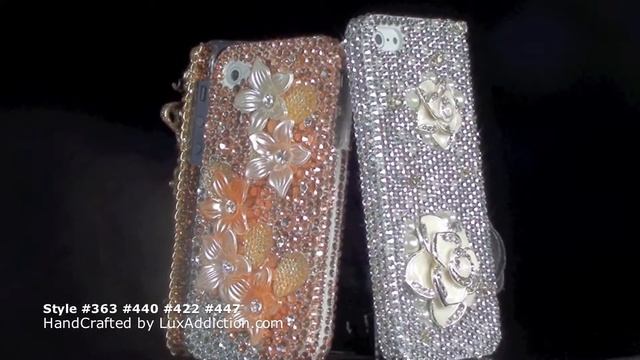 3D SWAROVSKI CRYSTAL DIAMOND BLING CASE for iphone 4 & iphone 5 by LUXADDICTION смотреть онлайн