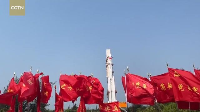 Time-lapse of China's Tianzhou-6 cargo spacecraft launch area смотреть онлайн