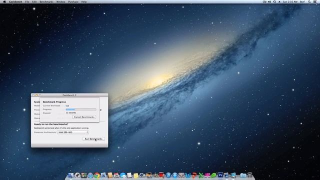 Hackintosh Boot, Geekbench and App speed recording (OS X 10.8.5) смотреть онлайн
