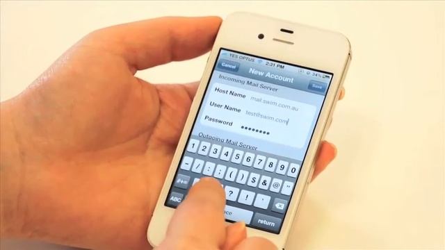 How to set up your email on iPhone in iOS5 | SWiM Communications смотреть онлайн