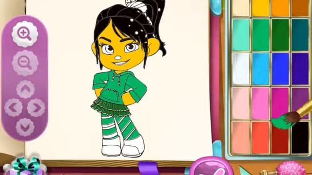 Мультфильм РАЛЬФ ПРОТИВ ИНТЕРНЕТА Ванилопа раскраска смотреть онлайн