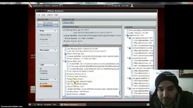 Using iPhone Analyzer on Backtrack 5 смотреть онлайн