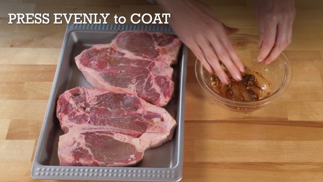 Grilled T-Bone Steaks with BBQ Rub смотреть онлайн