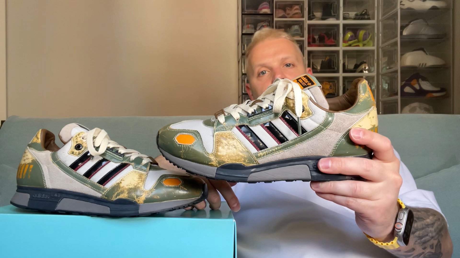 Обзор кроссовок №211: Adidas ZX 800 x Star Wars ''Boba Fett'' смотреть онлайн