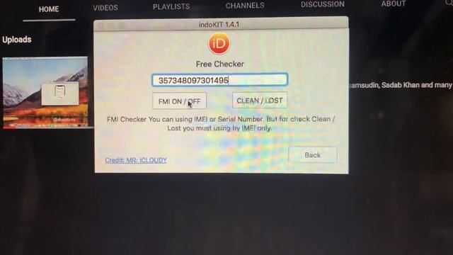FREE Checker FMI ON OFF and Clean Lost Status смотреть онлайн