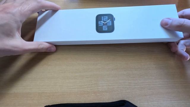 Apple Watch SE 2022 MIDNIGHT - Leather link Umber - Unboxing - ASMR смотреть онлайн