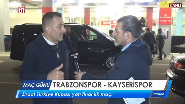 Trabzonspor Kayserispor maçı öncesi Akyazı'dan canlı yayın смотреть онлайн