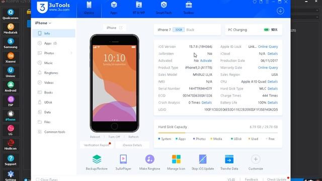 iphone 7 Icloud Bypass with Signal Using RomFw Tool iOS 15.7.8 смотреть онлайн