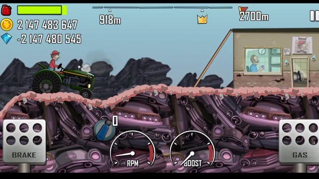 Hill Climb Racing - Gameplay Walkthrough - Tractor (iOS, Android) смотреть онлайн