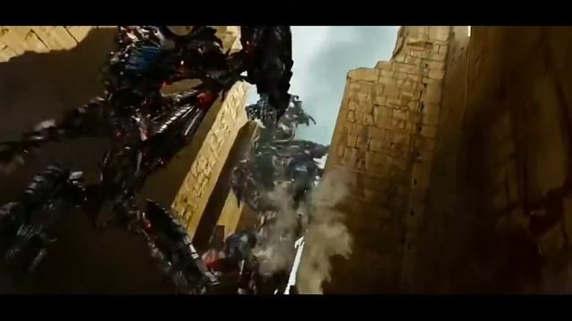 OPTIMUS PRIME COMBINE WITH JETFIRE Scene(ROTF) With Final Boss Theme Song!!