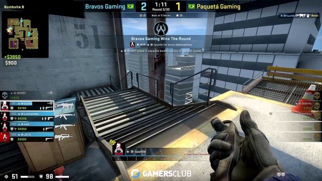 Paquetá vs Bravos Recap / final at Liga Gamers Club 2021 Serie A July Cup смотреть онлайн