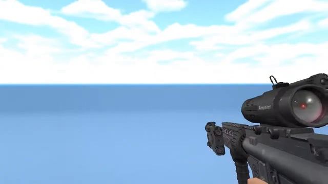 Замена моделей для CS 1.6 [Замена на M4 AimPoint][Модель M4A1] смотреть онлайн