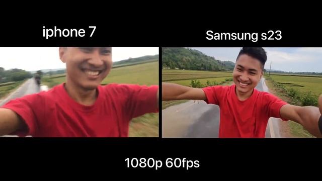 Samsung s23 vs iPhone 7 camera test смотреть онлайн
