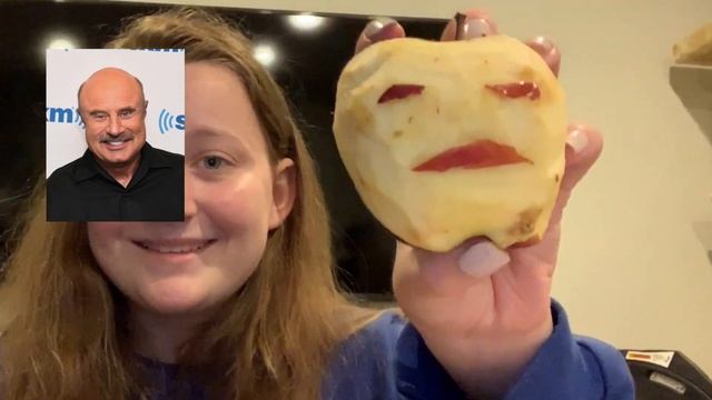 nothing says finals week like carving dr. phil's face into an apple at midnight смотреть онлайн