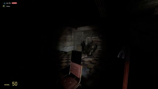 Прохожу хоррор карту с другом в Garrys Mod смотреть онлайн