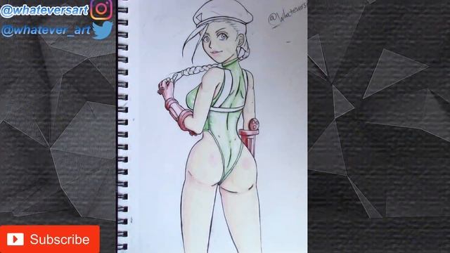 Cammy (Street Fighter) Speed Drawing! смотреть онлайн