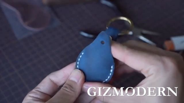 DIY Handmade AirTag Leather Case смотреть онлайн