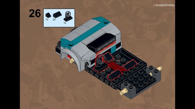 Free LEGO Mercedes AMG Project ONE Set 76909 MOC Building Instructions Tutorial #LEGO #LEGOMOC