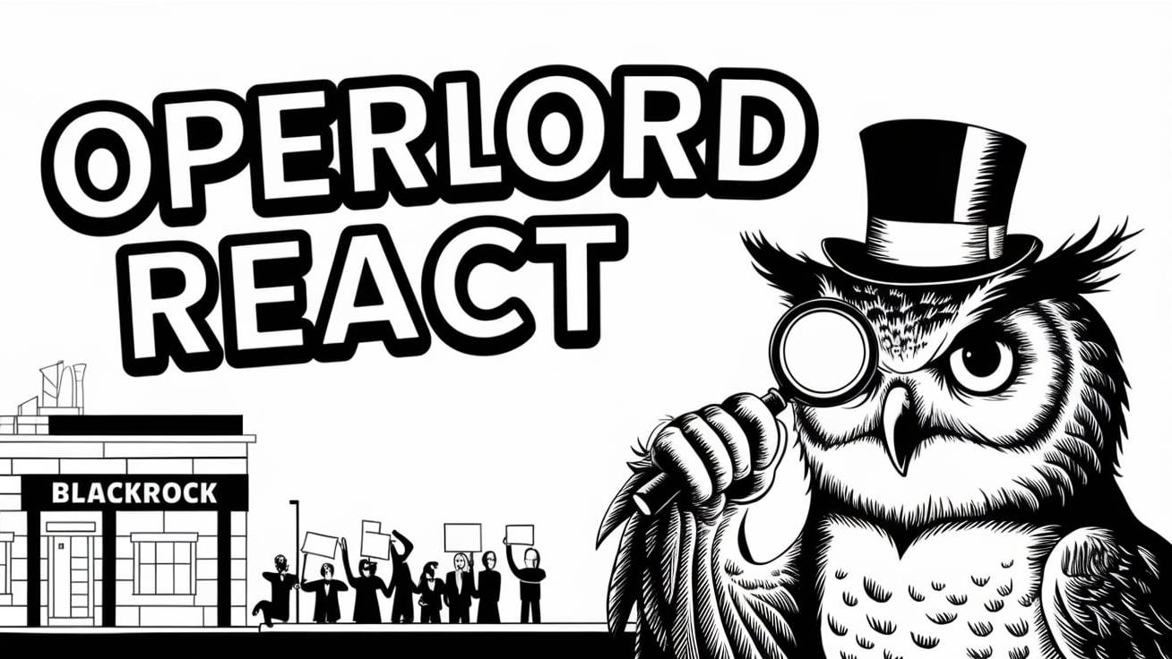 OPERLORD REACT. 3в1 Кто такие BlackRock и при чем тут повестка. Какой мотив? смотреть онлайн