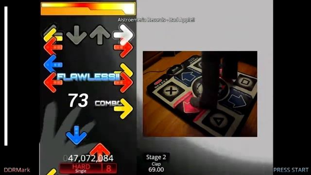 DDRMark - Alstroemeria Records - Bad Apple!!! - Hard смотреть онлайн