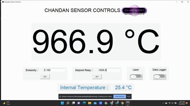 Pyrometer Software смотреть онлайн