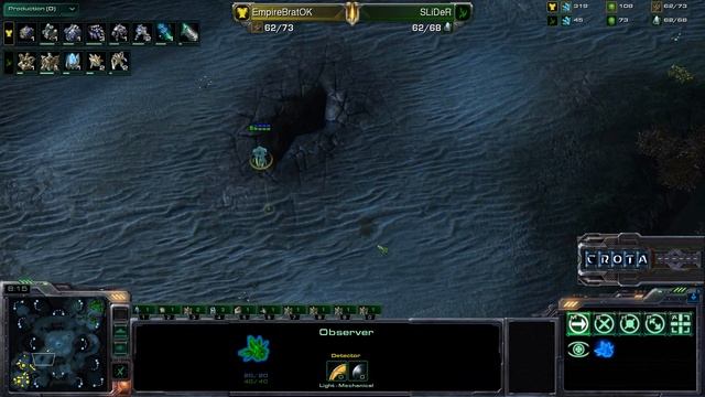 Slider (P) vs Empire Bratok (T) - G3 - StarCraft 2 - SC1802 смотреть онлайн