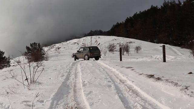 Нива на Демерджи зимой в Крыму смотреть онлайн