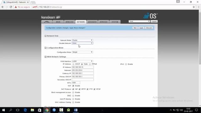 Configurar Ubiquiti M5 enlace punto a punto airMAX Nanostation Nanobeam Powerbeam Litebeam Rocket смотреть онлайн