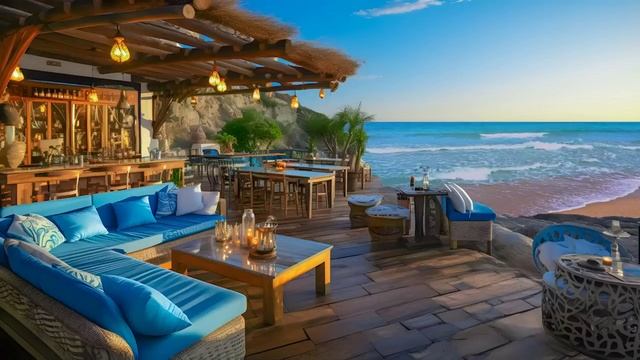 Расслабляющий приморский джаз - Утренняя босса-нова для учебы и позитивных настроений