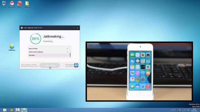 Jailbreak iOS 8.1.2 TaiG Untethered su Windows - Guida смотреть онлайн