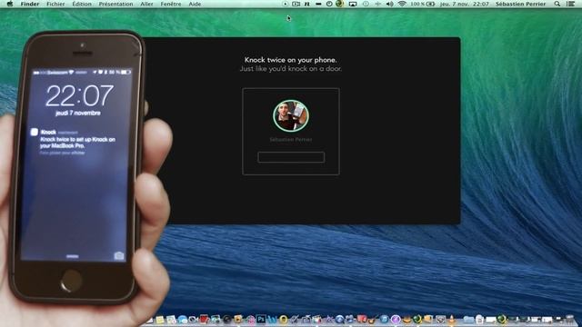 Knock l'application iPhone qui déverrouille votre Mac plus le Tuto! смотреть онлайн
