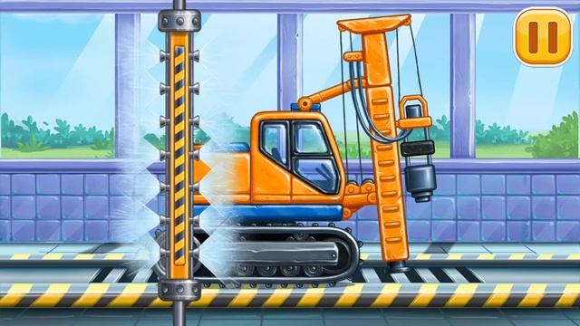 Truck games for kids - build a house, car wash Android / IOS Gameplay смотреть онлайн