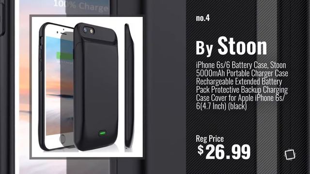 Top 5 IPhone 6 Case Extended Battery [2018 Best Sellers]: iPhone 6 6s Battery Case,Smiphee 2500mAh смотреть онлайн
