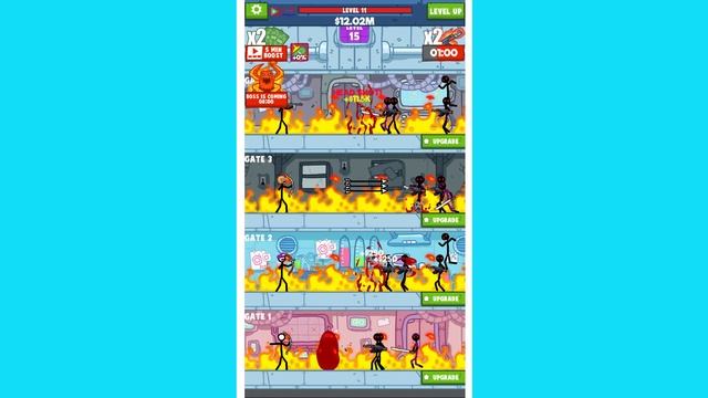 IDLE STICKMAN - Walkthrough Gameplay - INTRO (iOS Android) смотреть онлайн