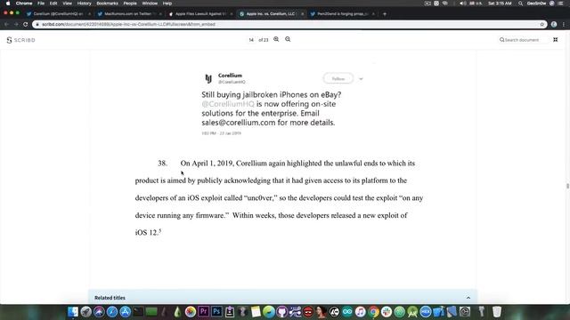 Pretty Bad News for the JAILBREAK Community and CORELLIUM (Virtual iOS Devices) смотреть онлайн