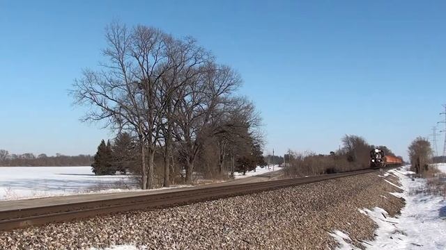 NS 6161 Leads 323 West at Hibbard, IN смотреть онлайн
