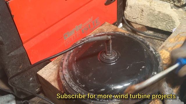 1kw E BIKE Motor to WIND TURBINE GENERATOR ,Part 6, ANTI-RUST painting the frame and 48V MOTOR. смотреть онлайн