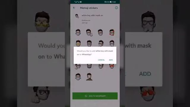 Memoji Stickers for Android whatsapp apple Wastickerapps смотреть онлайн