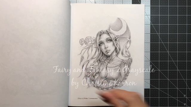 📚 Flip Through - Fairy and Fantasy 2, Grayscale Coloring Book by Christine Karron смотреть онлайн