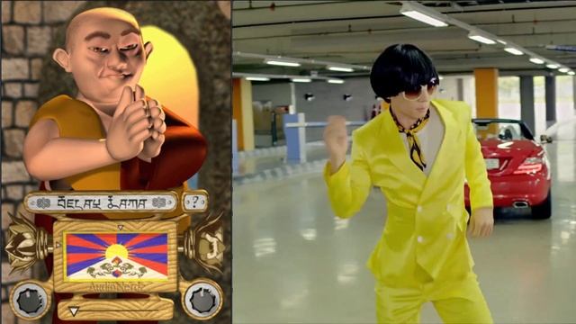 Delay Lama x PSY - Gangnam Style смотреть онлайн