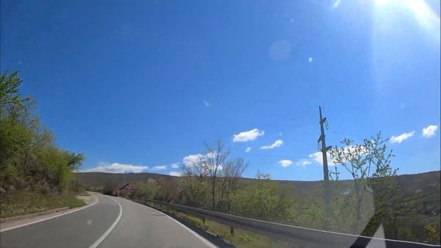 Bileća - Bijela Rudina - Lađevići, Hercegovina, magistralni put M20, april 2023. смотреть онлайн