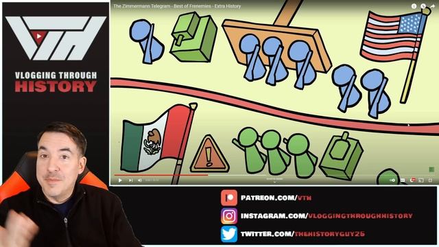 The Zimmerman Telegram - Extra History Reaction смотреть онлайн