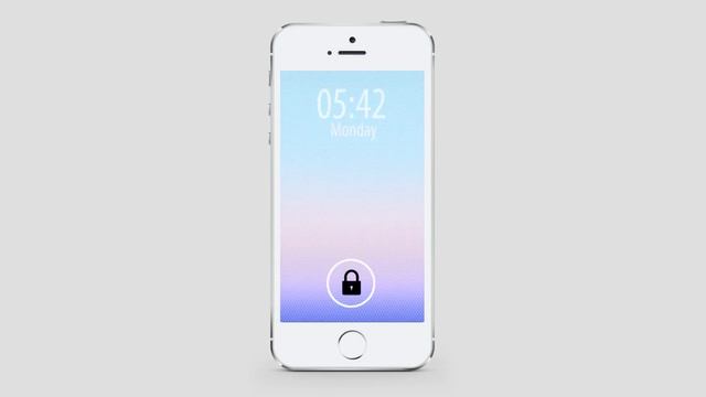 iPhone 6 - My Concept - Lockscreen and Notification Centre. смотреть онлайн