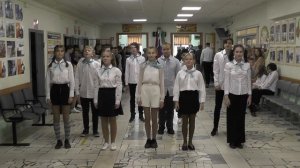 Танцевальный флешмоб «На улице Мира». 7П класс