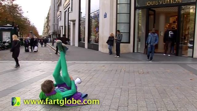 Mr Methane hits Louis Vuitton flagship on Champs-Élysées - powered by FartGlobe смотреть онлайн